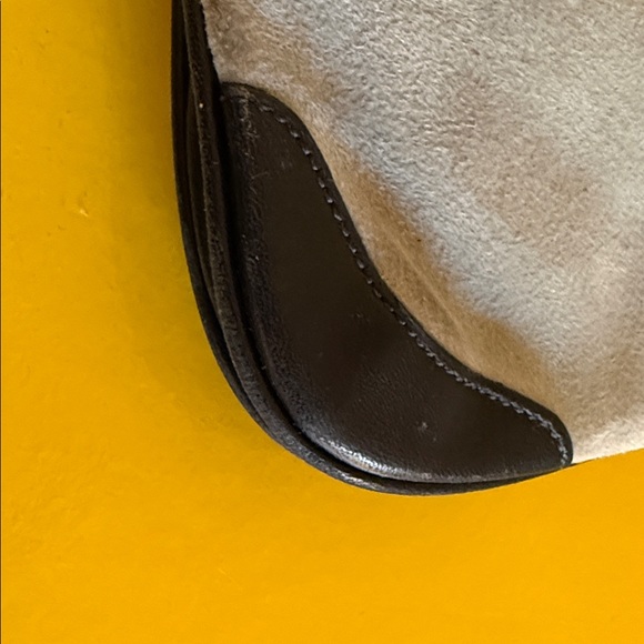 Coach light blue suede with navy leather - Picture 6 of 8